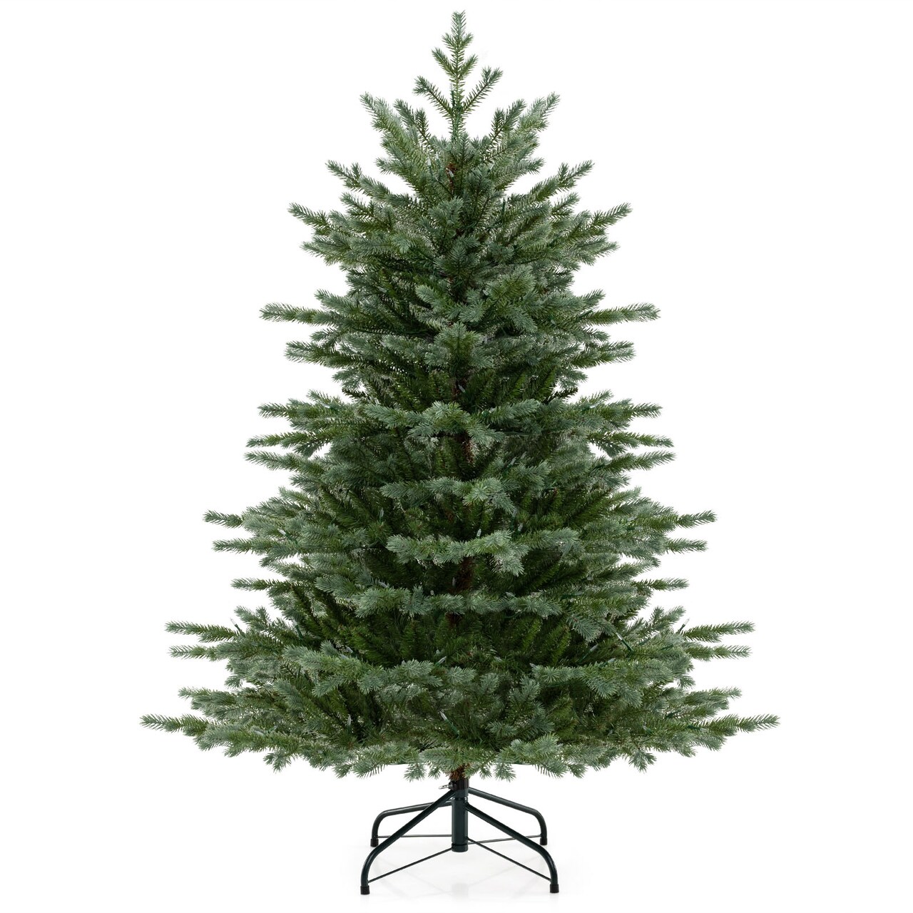 Green PVC PE 5ft Artificial Christmas Tree with 200 LED Lights